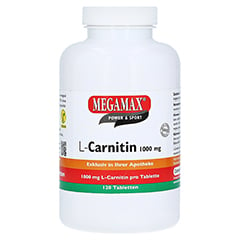 MEGAMAX L-Carnitin 1000 mg Tabletten 120 Stück