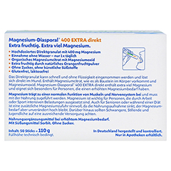 Magnesium Diasporal 400 Extra direkt Granulat 50 Stück - Rückseite