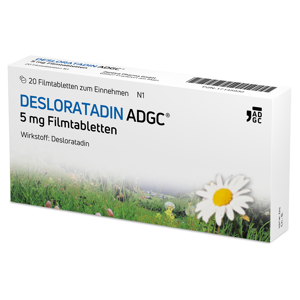 Desloratadin ADGC 5mg Filmtabletten 20 Stück