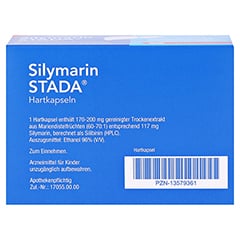 Silymarin STADA 100 Stck N3 - Rckseite