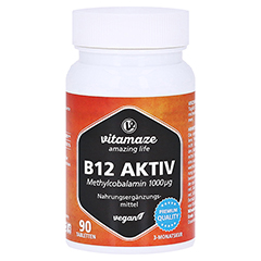 B12 AKTIV 1.000 g vegan Tabletten