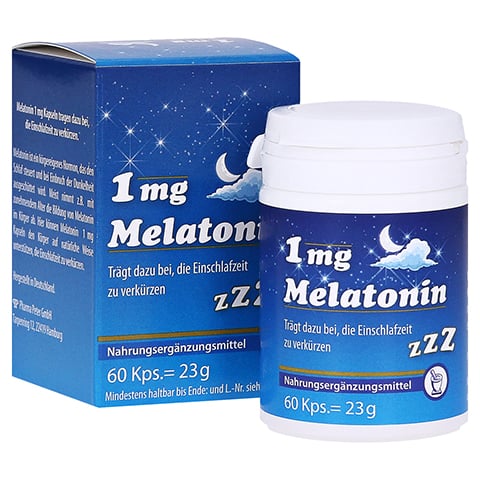 MELATONIN 1 mg Kapseln 60 Stck