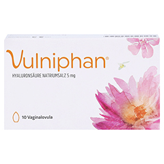 Vulniphan Vaginalovula 10 Stück - Vorderseite
