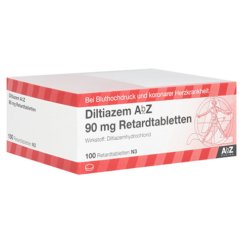 DILTIAZEM AbZ 90 mg Retardtabletten 100 Stck N3