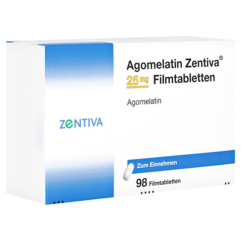 Agomelatin Zentiva 25mg 98 Stck N3