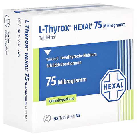 L-Thyrox HEXAL 75 Mikrogramm 98 Stck N3