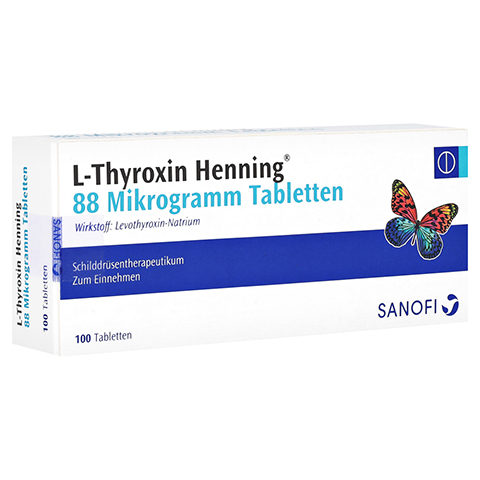 L-Thyroxin Henning 88 Mikrogramm 100 Stck N3