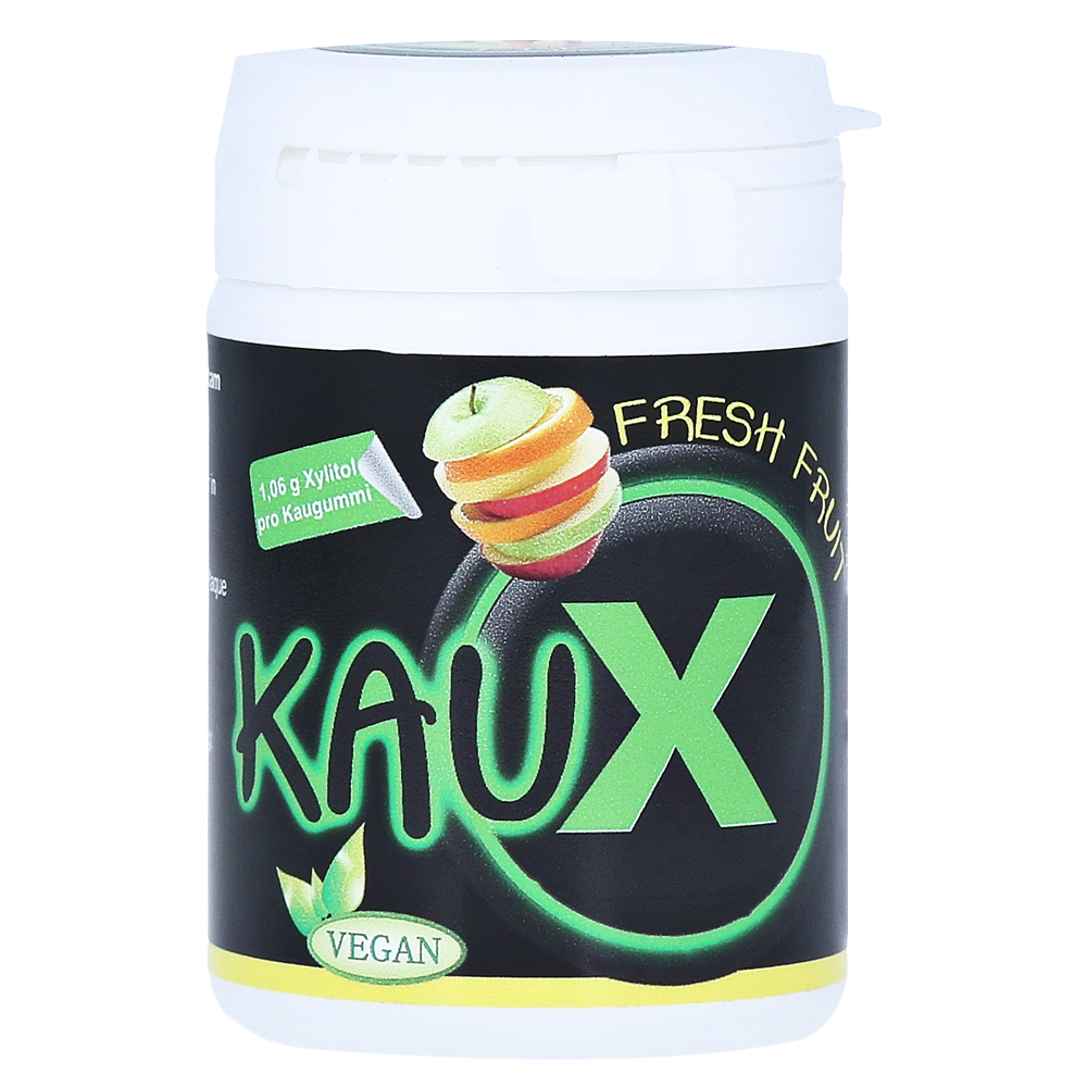 KAUX Zahnpflegekaugummi Fresh Fruit mit Xylitol 40 Stück