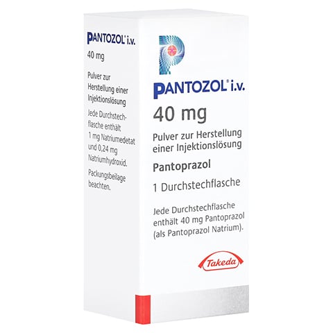 PANTOZOL i.v. 40 mg Trockensubstanz o.Lösungsm. 1 Stück N1