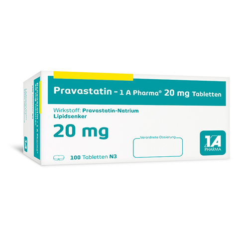 Pravastatin-1A Pharma 20mg 100 Stück N3