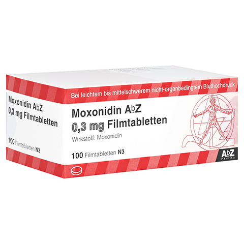 Moxonidin AbZ 0,3mg 100 Stck N3