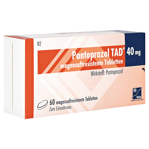 Pantoprazol TAD 40mg 60 Stck N2