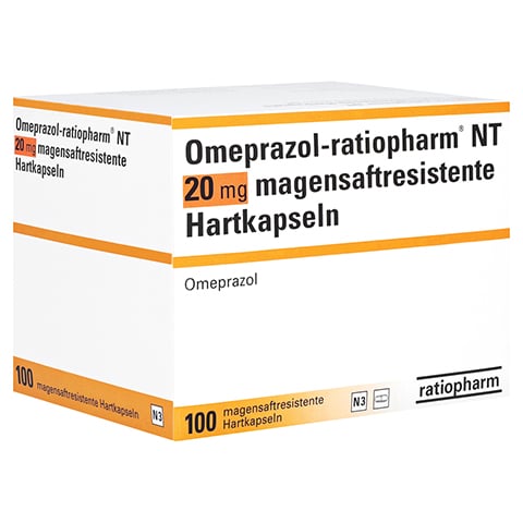 Omeprazol-ratiopharm NT 20mg 100 Stck N3