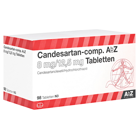 Candesartan-comp. AbZ 8mg/12,5mg 98 Stck N3