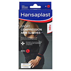 HANSAPLAST Sport Compression Arm-Sleeves Gr.L 2 Stck - Vorderseite