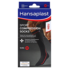 HANSAPLAST Sport Compression Socks Gr.M 2 Stück - Vorderseite