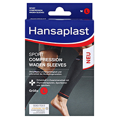 HANSAPLAST Sport Compression Waden-Sleeves Gr.L 2 Stück - Vorderseite