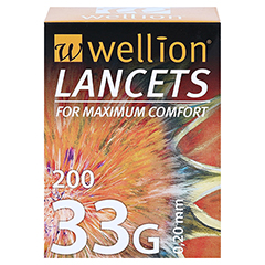 WELLION Lancets 33 G 200 Stck - Vorderseite