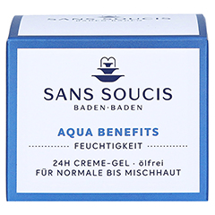 SANS SOUCIS MOISTURE Aqua Benefits 24h Feuchtigkeits-Creme-Gel 50 Milliliter - Vorderseite