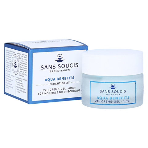 SANS SOUCIS MOISTURE Aqua Benefits 24h Feuchtigkeits-Creme-Gel 50 Milliliter