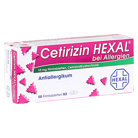Cetirizin HEXAL bei Allergien 50 Stück N2