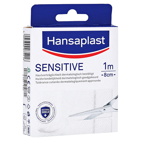 HANSAPLAST Sensitive Pflast.hypoallergen 8 cmx1 m 1 Stck