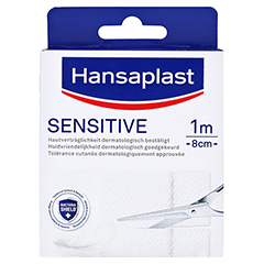 HANSAPLAST Sensitive Pflast.hypoallergen 8 cmx1 m 1 Stck - Vorderseite