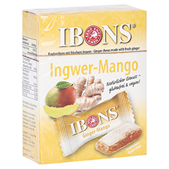 IBONS Ingwer Mango Box Kaubonbons 60 Gramm