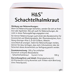 H&S Schachtelhalmkraut Filterbeutel 20x2.0 Gramm - Linke Seite