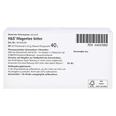 H&S Magentee bitter 20x2.0 Gramm - Unterseite