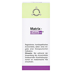 MATRIX-Entoxin Tropfen 100 Milliliter N2 - Rückseite