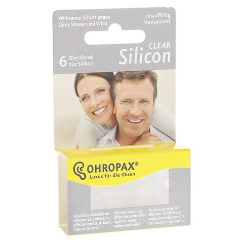 OHROPAX Silicon CLEAR 6 Stück