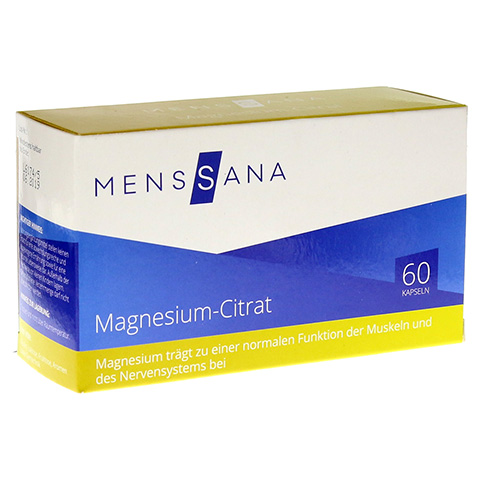 Magnesiumcitrat Menssana Kapseln 60 Stück