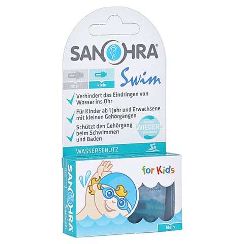SANOHRA swim Ohrenschutz f.Kinder 2 Stück