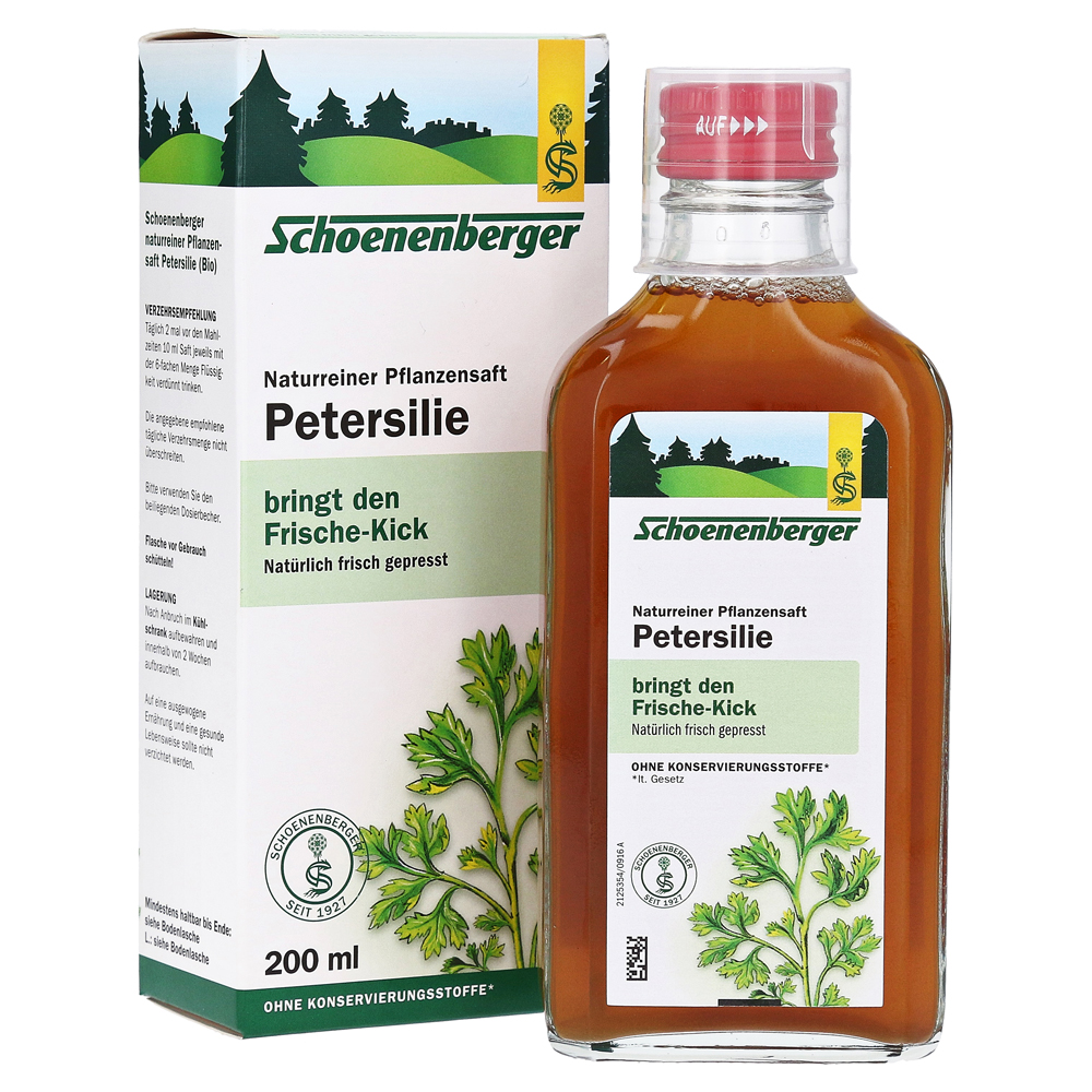 PETERSILIE Schoenenberger Heilpflanzensäfte 200 Milliliter