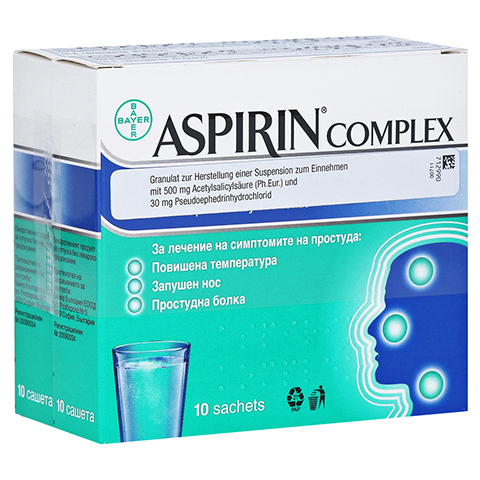 ASPIRIN COMPLEX Btl.m.Gran.z.Herst.e.Susp.z.Einn. 20 Stck N2