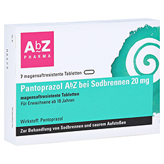 PANTOPRAZOL AbZ bei Sodbrennen 20 mg msr.Tabl. 7 Stck