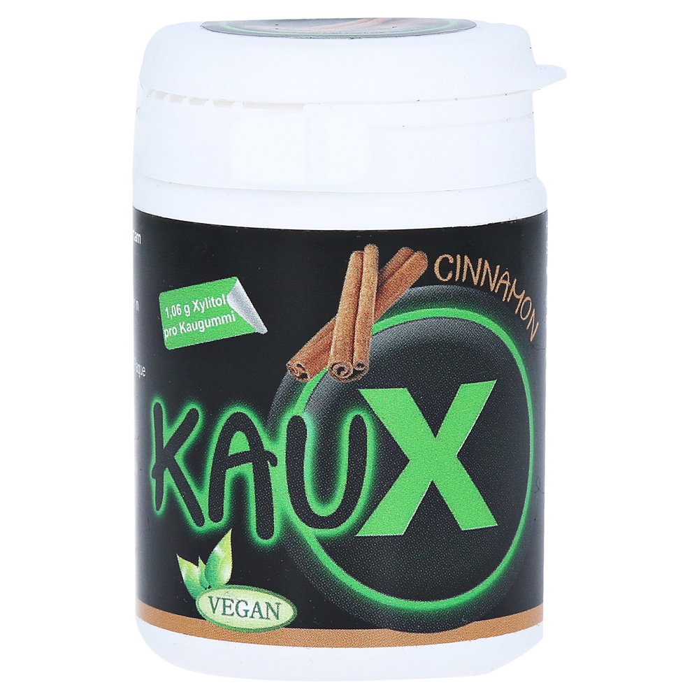KAUX Zahnpflegekaugummi Cinnamon/Zimt mit Xylitol 40 Stück