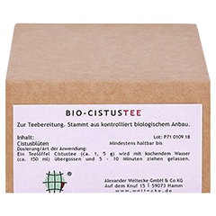 CISTUS TEE Premium Bio 70 Gramm - Unterseite