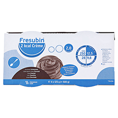 FRESUBIN 2 kcal Creme Schokolade im Becher 4x125 Gramm - Vorderseite