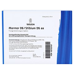 MARMOR D 6/Stibium D 6 aa Ampullen 5x10 Milliliter N1 - Rückseite