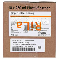 RINGER LAKTAT Lösung Plastik 10x250 Milliliter N2 - Vorderseite