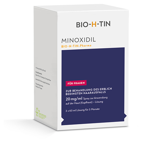 Minoxidil BIO-H-TIN-Pharma 20mg/ml Frauen 3x60 Milliliter