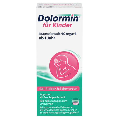 Dolormin für Kinder Ibuprofensaft 40mg/ml 100 Milliliter N1