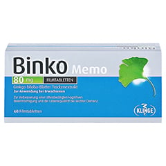 Binko Memo 80mg 60 Stck N2 - Vorderseite