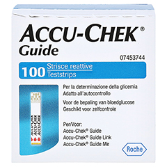 ACCU-CHEK Guide Teststreifen 100 Stück - Rückseite
