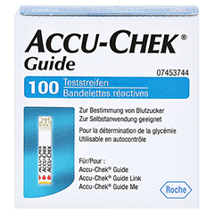 ACCU-CHEK Guide Teststreifen 100 Stück - Vorderseite