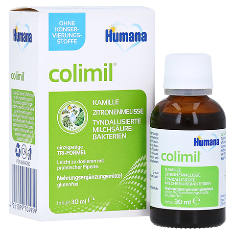 HUMANA colimil o.Konservierungsstoffe m.Dos.Pipet. 30 Milliliter