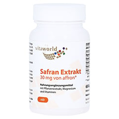 SAFRAN EXTRAKT 30 mg Kapseln 60 Stck