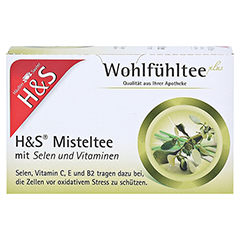 H&S Misteltee mit Selen und Vitaminen Filterbeutel 20x2 Gramm - Vorderseite